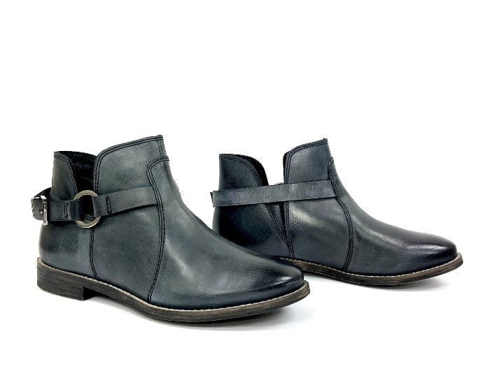 oobash Boot Emily Black Bootie Loafer
