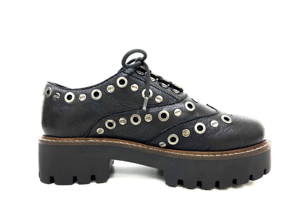 oobash Shoes Lucy Black 1990's Lace up Shoe