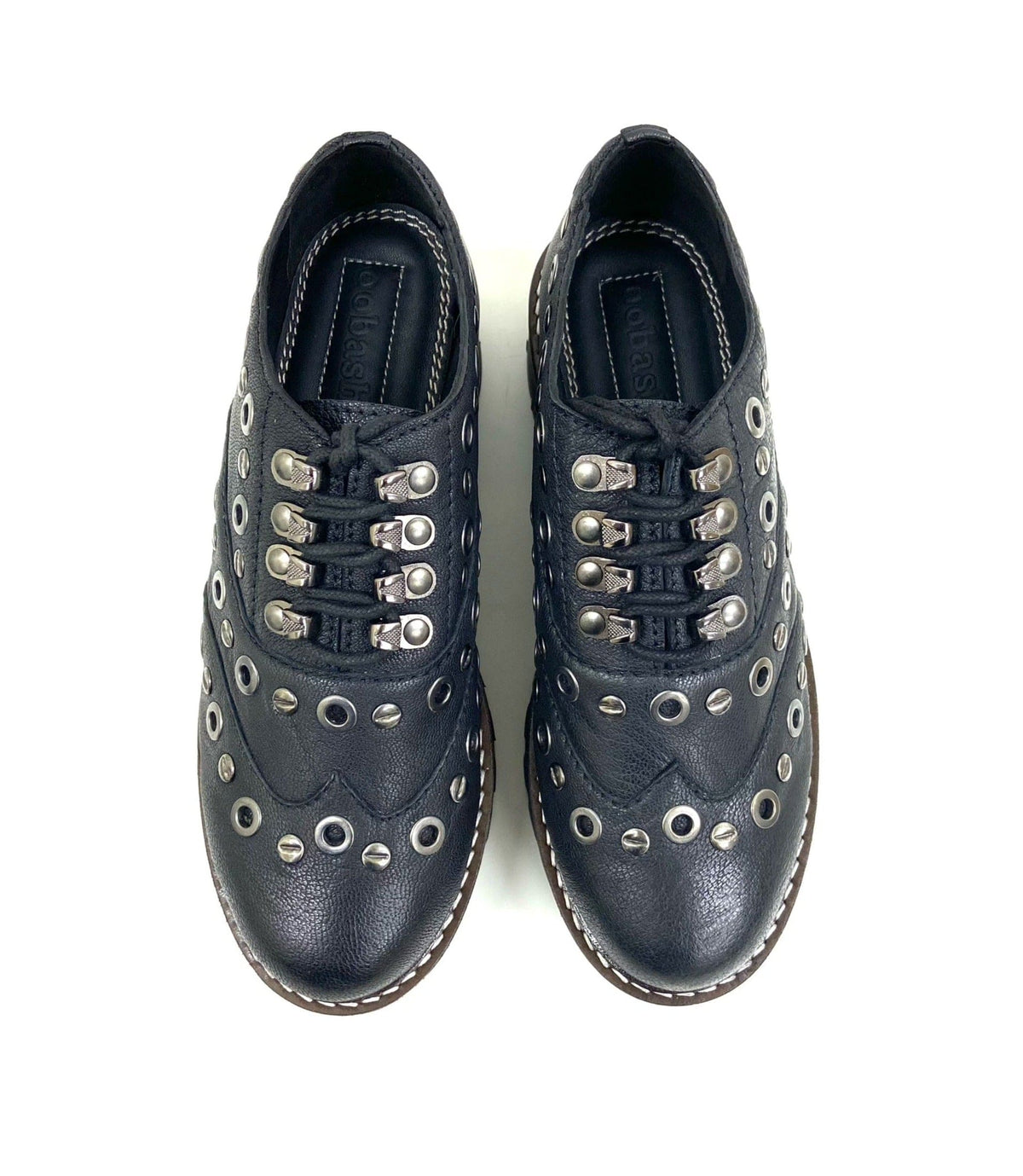 oobash Shoes Lucy Black 1990's Lace up Shoe