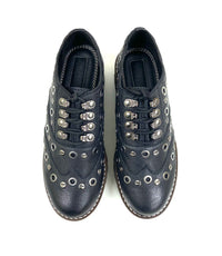 oobash Shoes Lucy Black 1990's Lace up Shoe