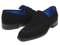 PAUL PARKMAN Paul Parkman Black Suede Goodyear Welted Loafers (ID#38AX95)