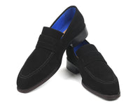 PAUL PARKMAN Paul Parkman Black Suede Goodyear Welted Loafers (ID#38AX95)