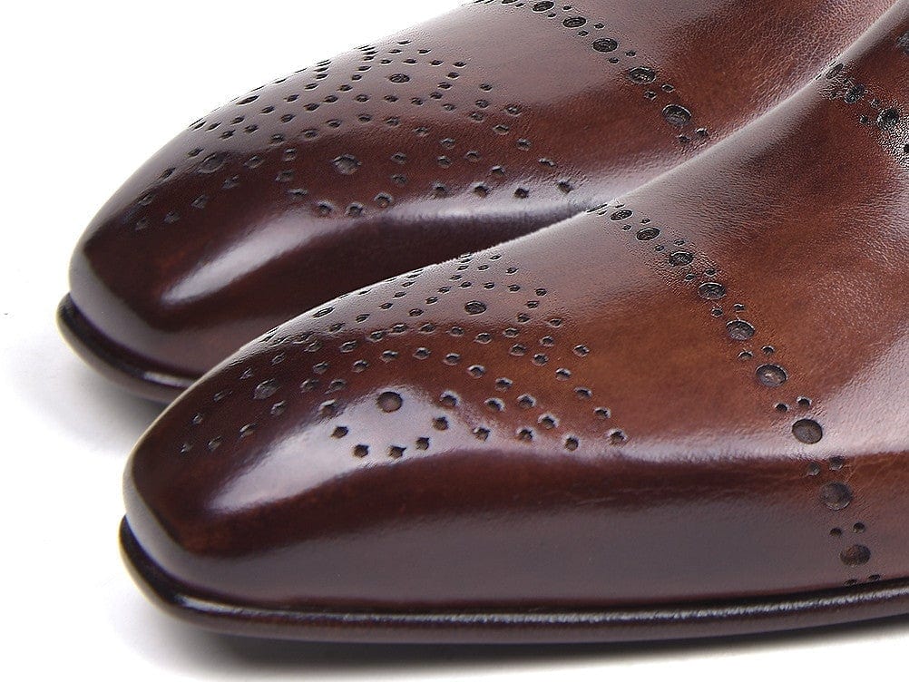 PAUL PARKMAN Paul Parkman Brown Classic Brogues (ID#ZLS11BRW)