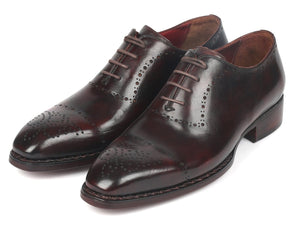 PAUL PARKMAN Paul Parkman Dark Bordeaux Goodyear Welted Oxfords (ID#56BRD83)