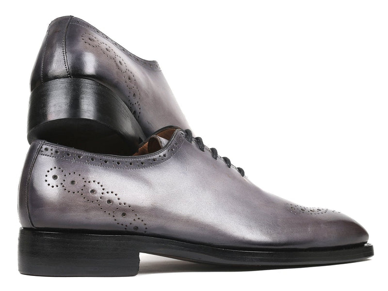 PAUL PARKMAN Paul Parkman Goodyear Welted Punched Oxfords Gray (ID#7614-GRY)