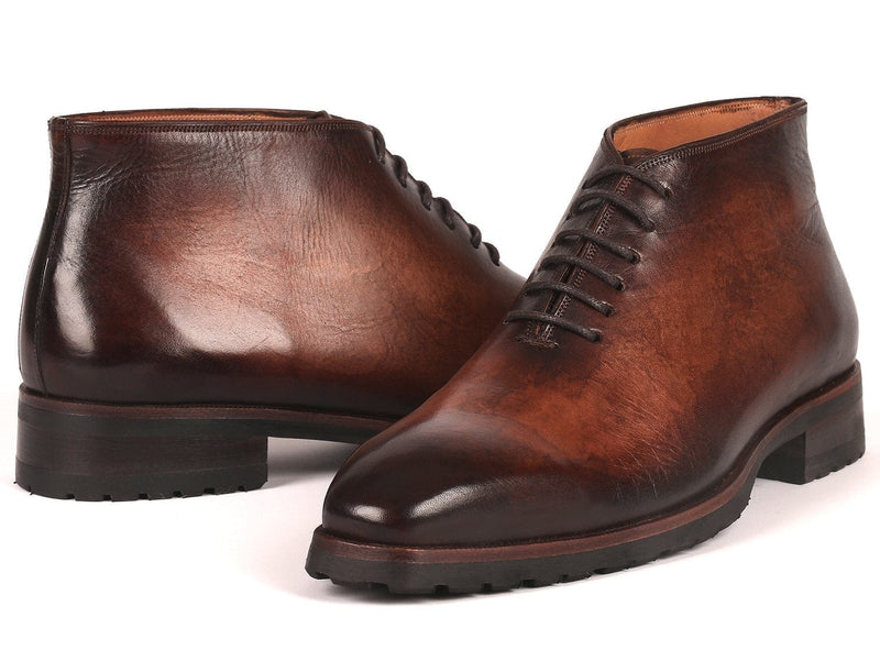 PAUL PARKMAN Paul Parkman Men's Ankle Boots Brown Burnished (ID#791BRW24)