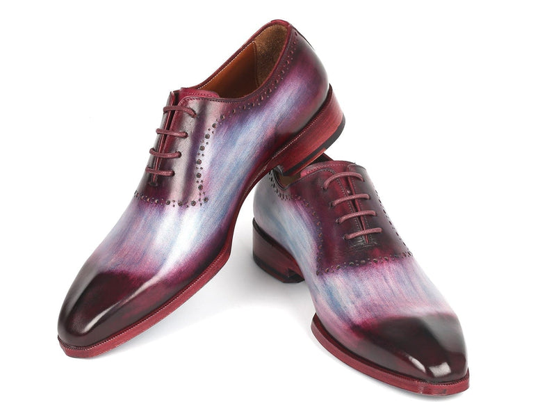 PAUL PARKMAN Paul Parkman Men's Blue & Purple Oxfords (ID#AG446PBL)