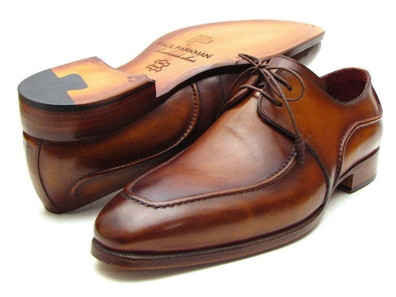 PAUL PARKMAN Paul Parkman Men's Brown Derby Dress Shoes For Men (ID#SU12LF)