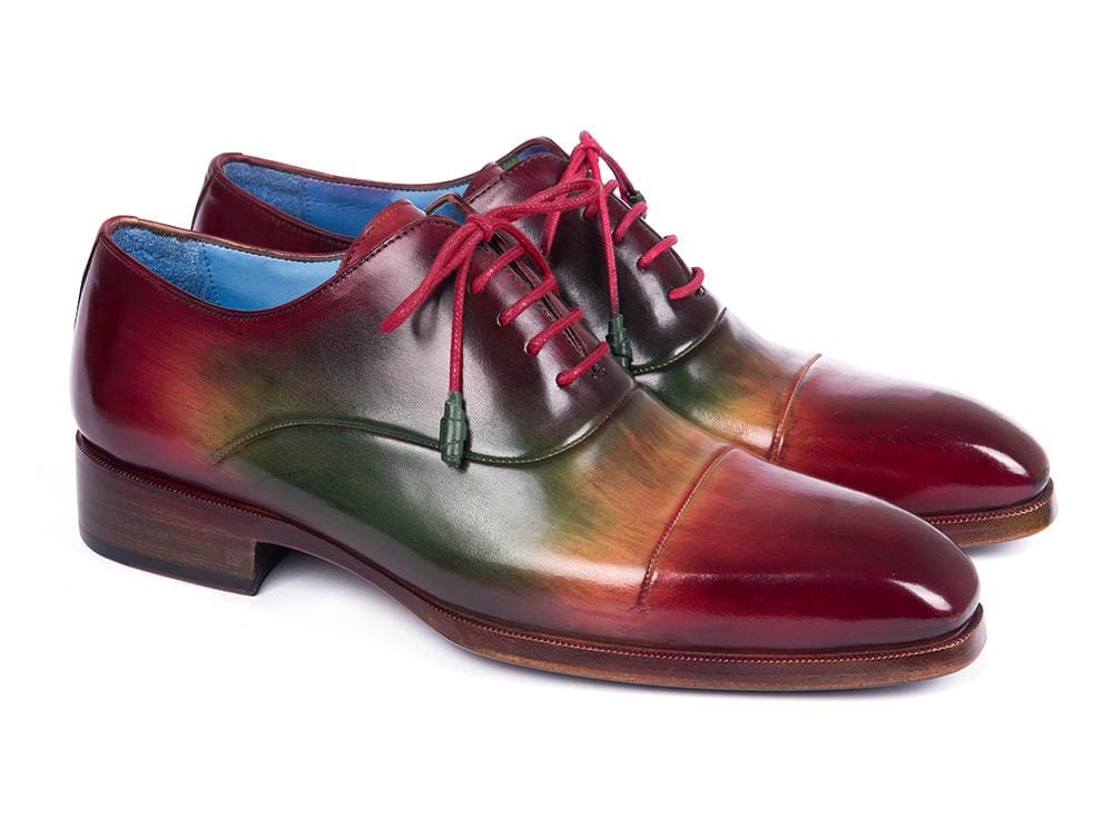 PAUL PARKMAN Paul Parkman Men's Captoe Oxfords Multicolor (ID#1744-MLT)