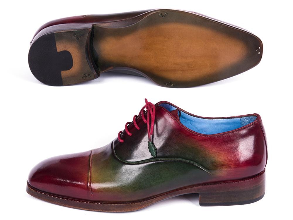 PAUL PARKMAN Paul Parkman Men's Captoe Oxfords Multicolor (ID#1744-MLT)