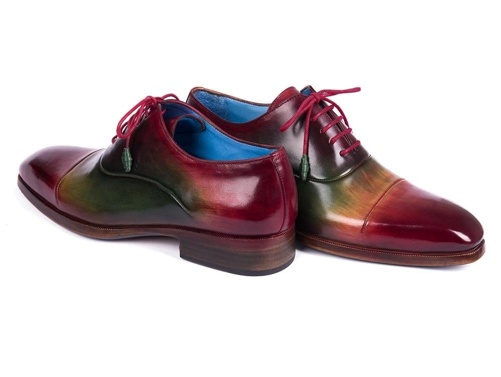 PAUL PARKMAN Paul Parkman Men's Captoe Oxfords Multicolor (ID#1744-MLT)