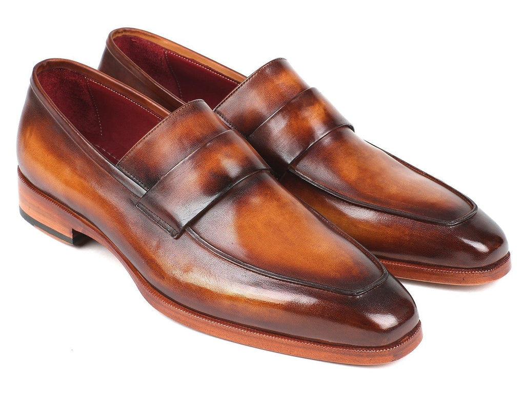 PAUL PARKMAN Paul Parkman Men's Loafers Brown (ID#093-BRW)