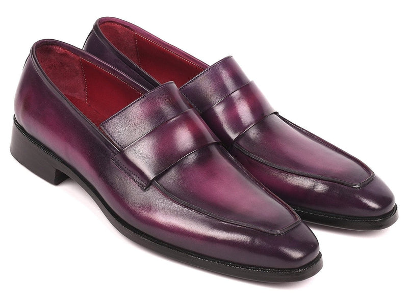 PAUL PARKMAN Paul Parkman Men's Loafers Purple (ID#93PR814)