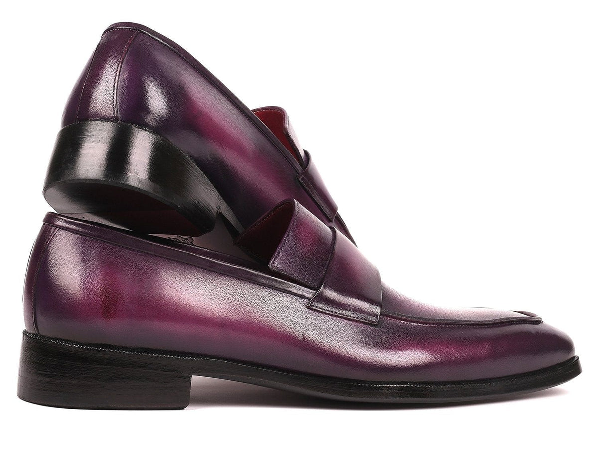 PAUL PARKMAN Paul Parkman Men's Loafers Purple (ID#93PR814)