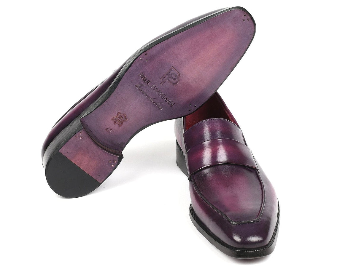 PAUL PARKMAN Paul Parkman Men's Loafers Purple (ID#93PR814)