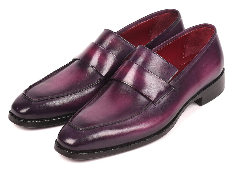 PAUL PARKMAN Paul Parkman Men's Loafers Purple (ID#93PR814)