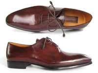 PAUL PARKMAN Paul Parkman Men's Oxford Dress Shoes Brown&amp;Bordeaux (ID#22T55)