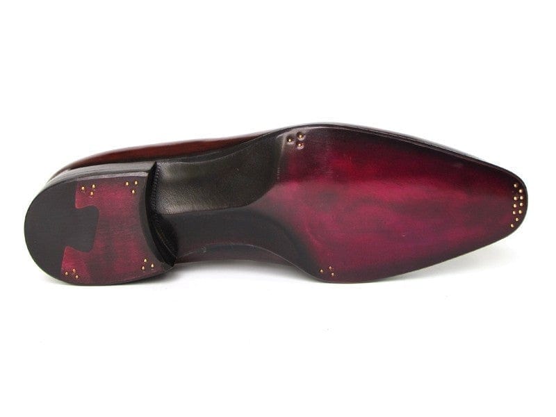 PAUL PARKMAN Paul Parkman Men's Oxford Dress Shoes Brown&amp;Bordeaux (ID#22T55)