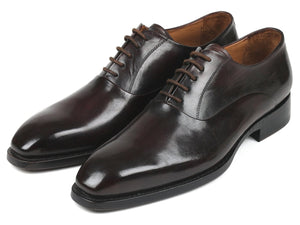 PAUL PARKMAN Paul Parkman Men's Plain Toe Oxfords Brown (ID#5661-BRW)