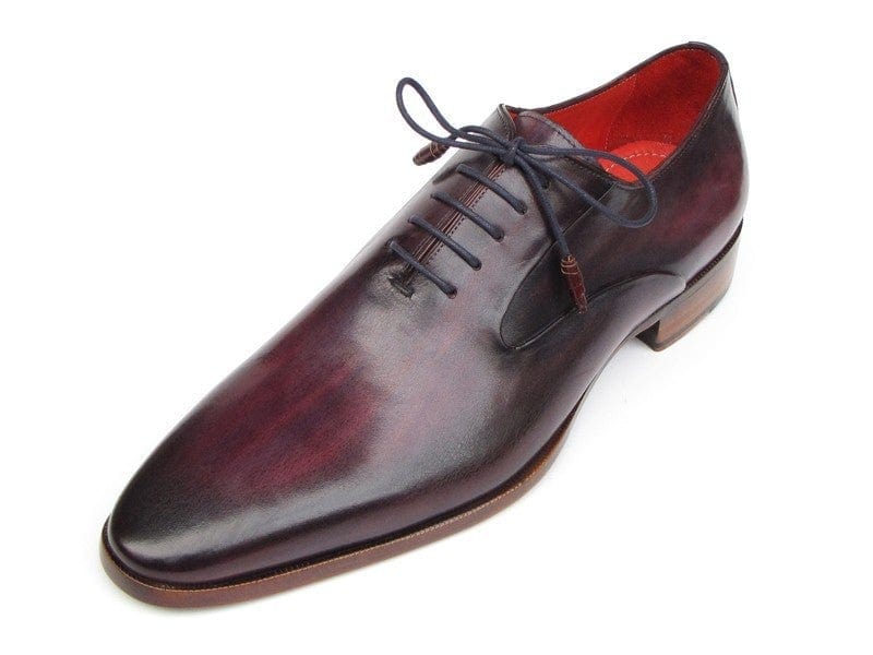 PAUL PARKMAN Paul Parkman Men's Plain Toe Oxfords Purple Shoes (ID#019-PURP)