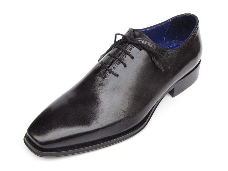 PAUL PARKMAN Paul Parkman Men's Plain Toe Oxfords Whole-cut Black (ID#025-BLK)