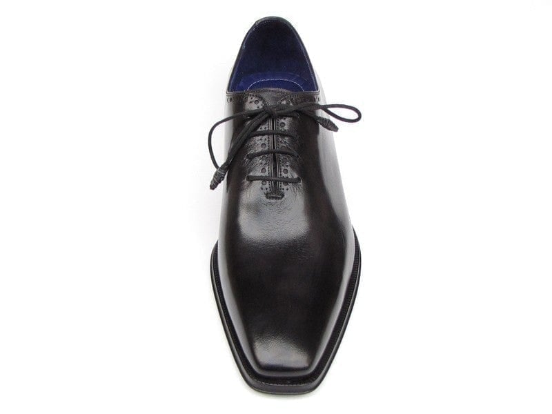 PAUL PARKMAN Paul Parkman Men's Plain Toe Oxfords Whole-cut Black (ID#025-BLK)