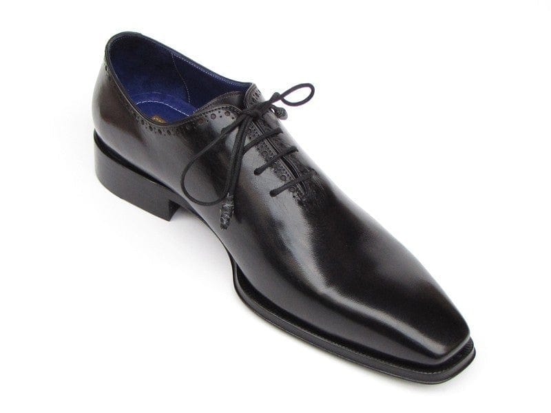 PAUL PARKMAN Paul Parkman Men's Plain Toe Oxfords Whole-cut Black (ID#025-BLK)