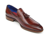 PAUL PARKMAN Paul Parkman Men's Tassel Loafer Brown Leather Upper and Leather Sole (ID#073-BRD)
