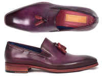 PAUL PARKMAN Paul Parkman Men's Tassel Loafer Purple (ID#5141PRP)