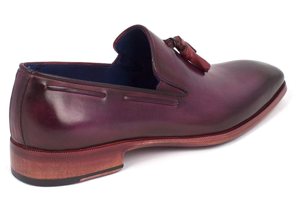 PAUL PARKMAN Paul Parkman Men's Tassel Loafer Purple (ID#5141PRP)