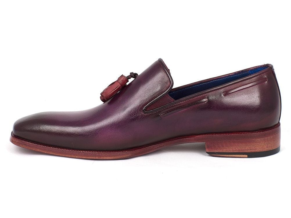PAUL PARKMAN Paul Parkman Men's Tassel Loafer Purple (ID#5141PRP)