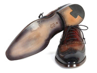 PAUL PARKMAN Paul Parkman Men's Three Tone Wingtip Oxfords (ID#PP2278)