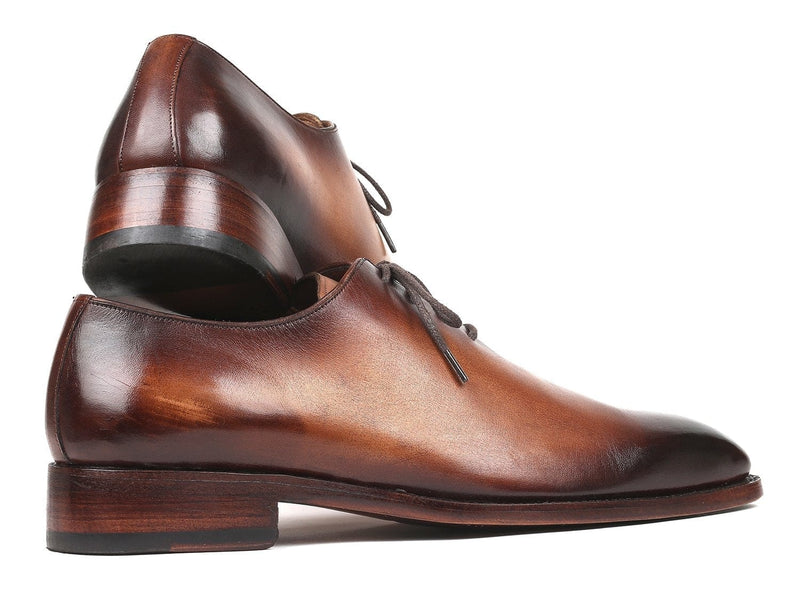 PAUL PARKMAN Paul Parkman Men's Wholecut Oxfords Brown Leather (ID#3222-BRW)