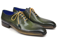 PAUL PARKMAN Paul Parkman Opanka Construction Oxfords Green (ID#86A5-GRN)