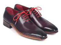 PAUL PARKMAN Paul Parkman Purple Leather Oxfords Side Hand-Sewn (ID#018-PRP)