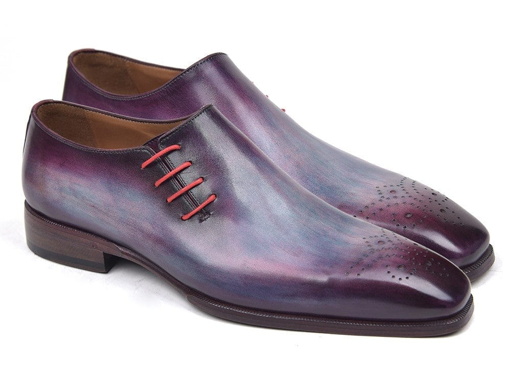 PAUL PARKMAN Paul Parkman Side Lace Oxfords Purple (ID#901F89)