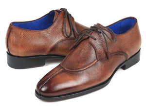 PAUL PARKMAN Paul Parkman Split Toe Men's Brown Derby Shoes (ID#8871BRW)