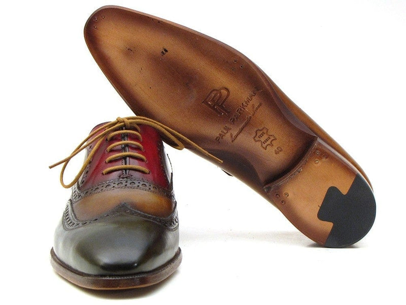 PAUL PARKMAN Paul Parkman Three Tone Wingtip Oxfords (ID#PP22F75)