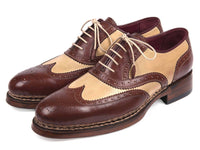 PAUL PARKMAN Paul Parkman Triple Leather Sole Goodyear Welted Wingtip Brogues (ID#095BEJ)