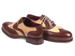 PAUL PARKMAN Paul Parkman Triple Leather Sole Goodyear Welted Wingtip Brogues (ID#095BEJ)