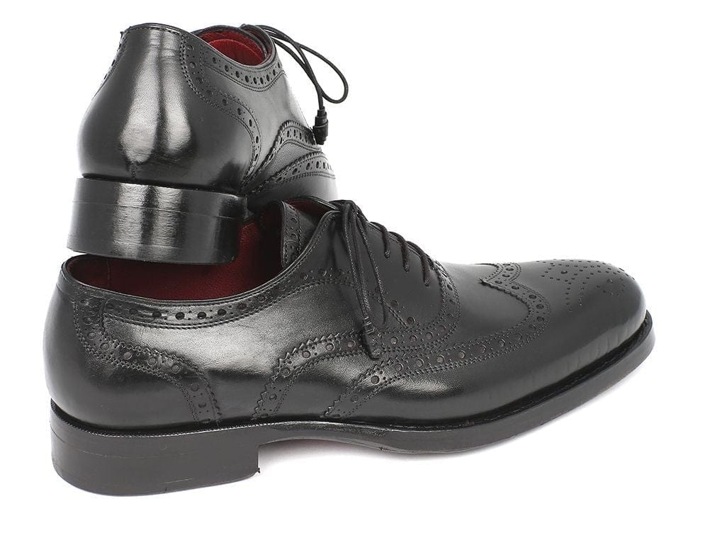 PAUL PARKMAN Paul Parkman Wingtip Oxford Goodyear Welted Black (ID#027-BLK)