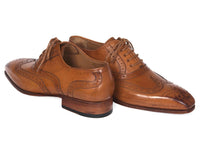 PAUL PARKMAN Paul Parkman Wingtip Oxfords Cognac (ID#5447-CGN)