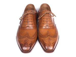 PAUL PARKMAN Paul Parkman Wingtip Oxfords Cognac (ID#5447-CGN)