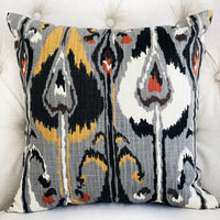 Plutus Brands Home & Garden - Home Textile - Pillows Plutus Tigerlily Gray Luxury Throw Pillow