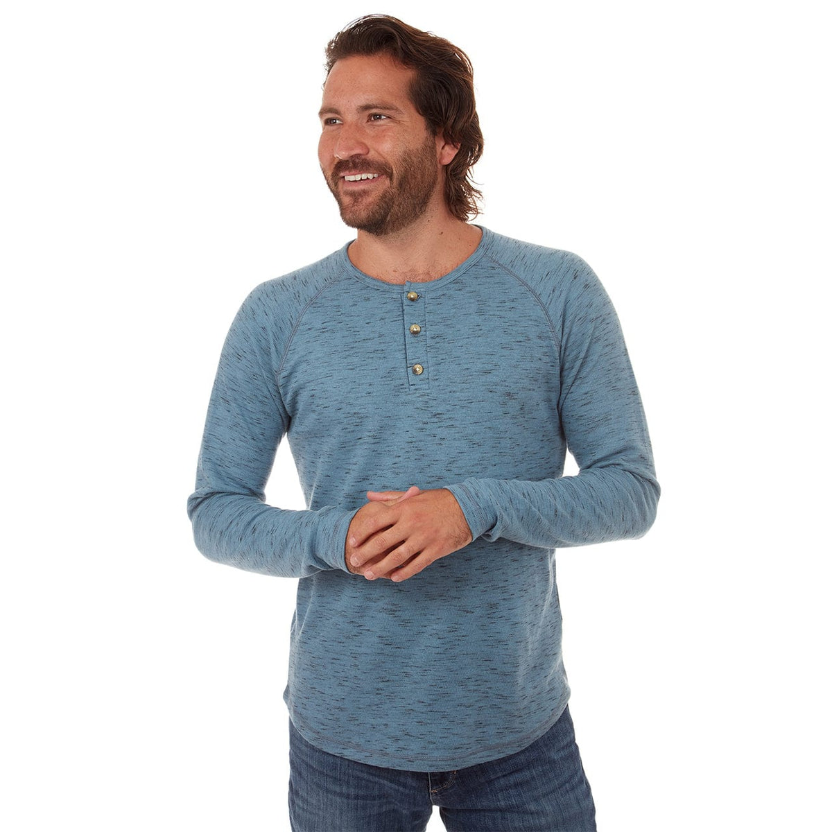 PX Clothing Men's Tees & Tanks Sean Long Sleeve Henley | PX