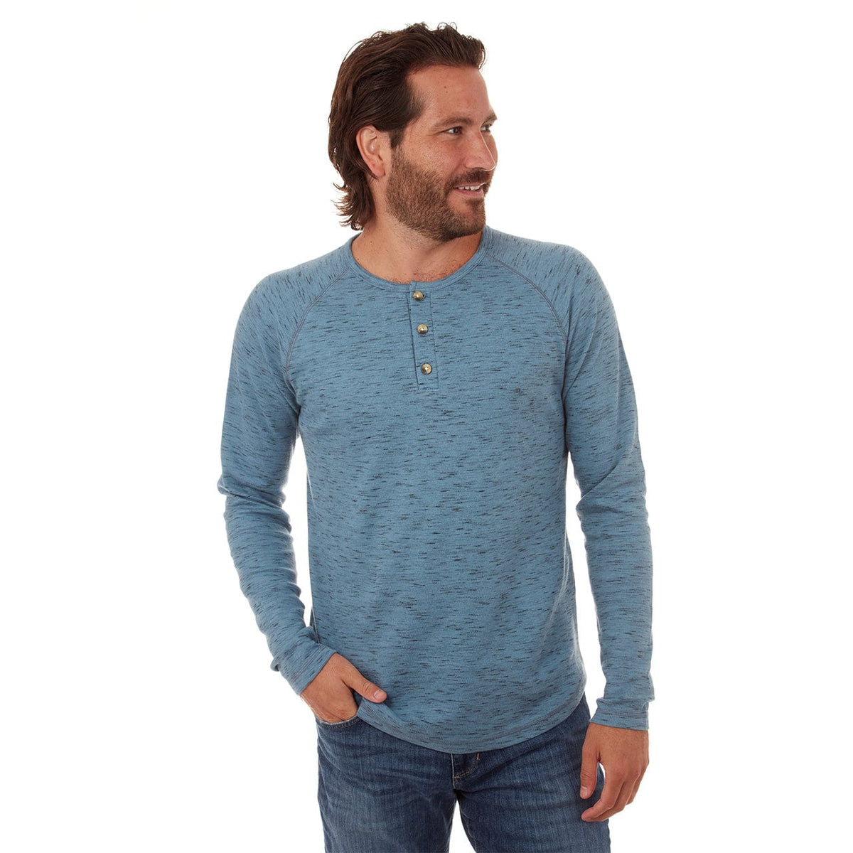 PX Clothing Men's Tees & Tanks Sean Long Sleeve Henley | PX