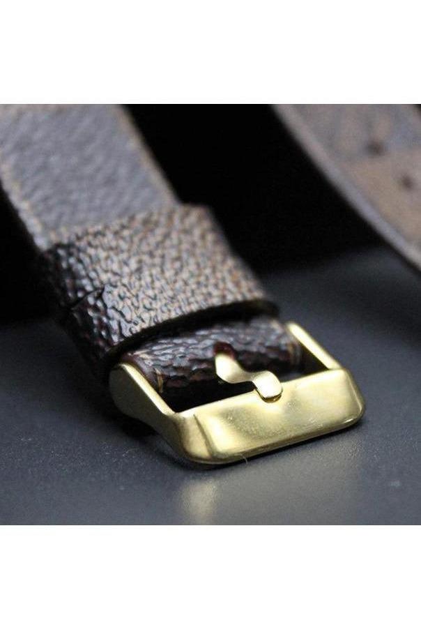 Repurposed Gifts Women - Accessories - Watches 44mm/45mm / Gold Apple Watch Band  Damier LV Monogram Brown