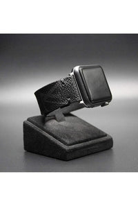 Repurposed Gifts Women - Accessories - Watches 44mm/45mm / Silver Apple Watch Band Classic LV Monogram Eclipse Graphite