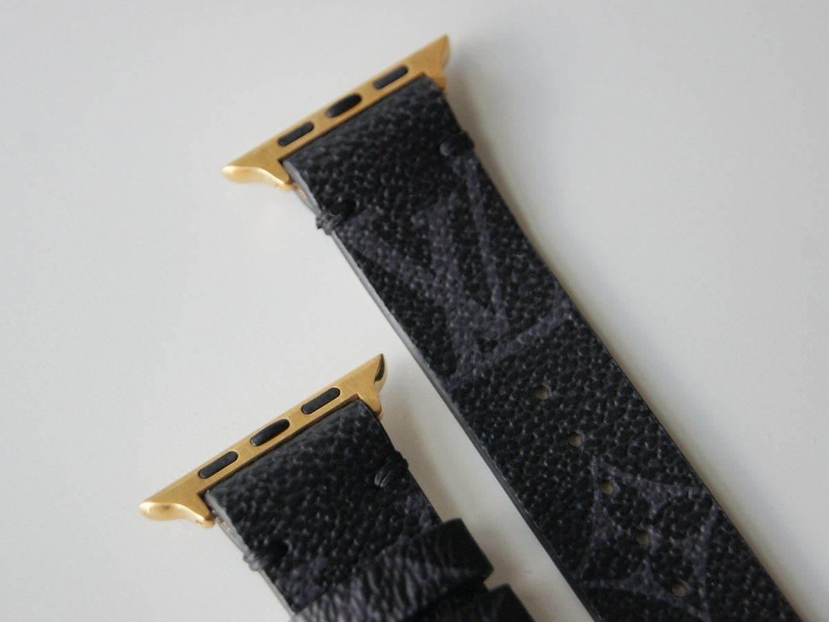 Repurposed Gifts Women - Accessories - Watches Apple Watch Band Classic LV Monogram Eclipse Graphite