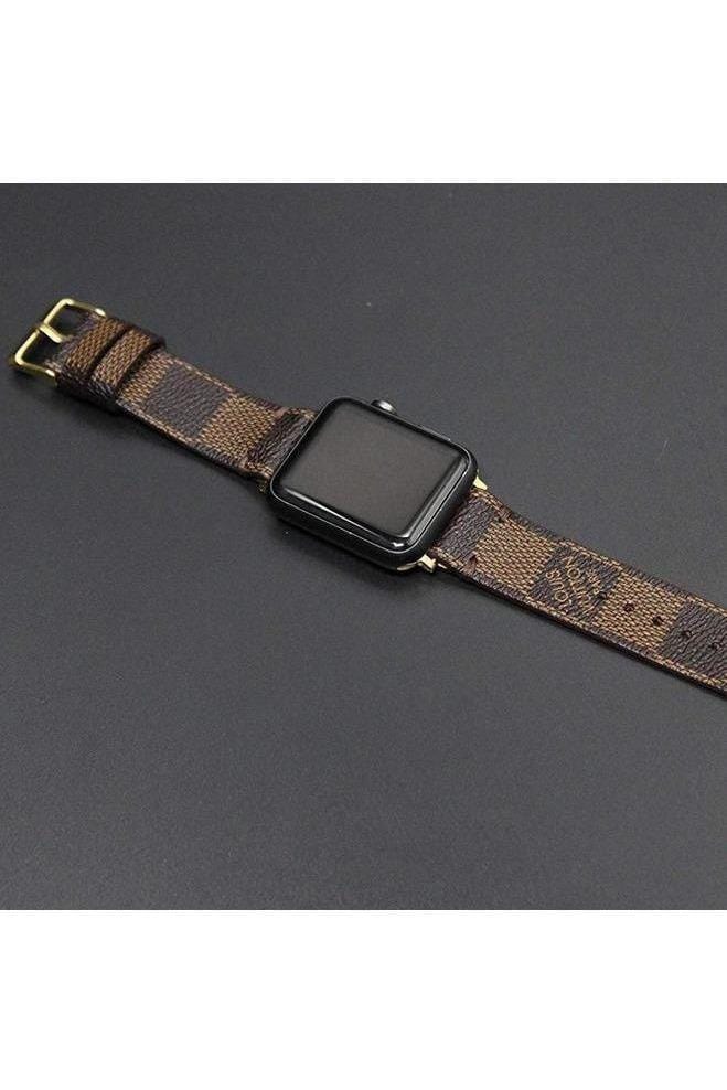 Repurposed Gifts Women - Accessories - Watches Apple Watch Band  Damier LV Monogram Brown